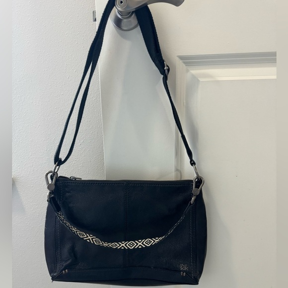 The Sak Handbags - The sak should bag hobo black style Aztec handle accent